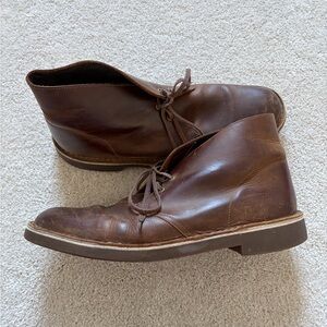 Clark’s Desert Boot Chukka Men's Brown Leather Shoes Size 13